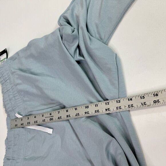 Under Armour Pants Womens Large Gray Solid Mid-Rise Wide-Leg Drawstrings NWT Cas - Picture 3 of 10